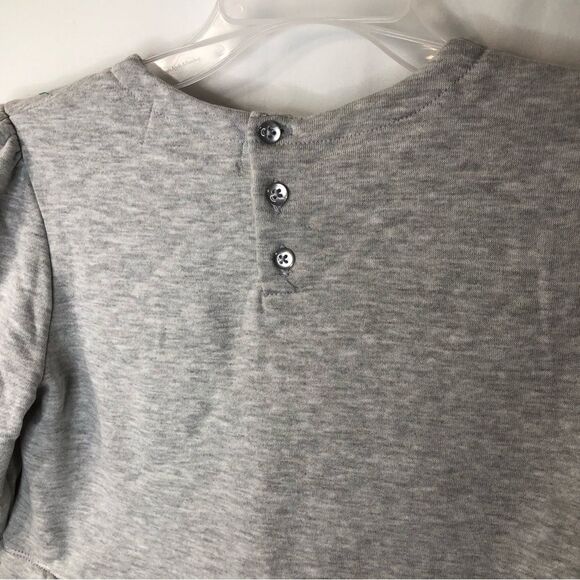 NWT Magical Season Christmas Candy Cane Cutie Gray Girl’s Dress. Size M. - Picture 4 of 12